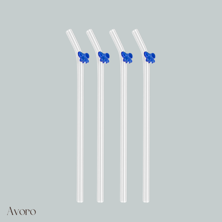 Bow Straws Set of Four