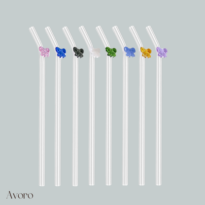 Bow Straws Set of Four