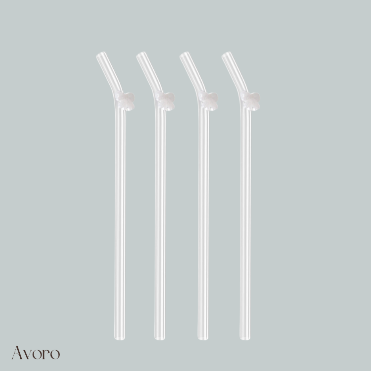 Bow Straws Set of Four