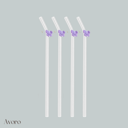 Bow Straws Set of Four